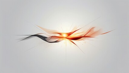 Fototapeta premium illustration of a background glowing lights abstract light background