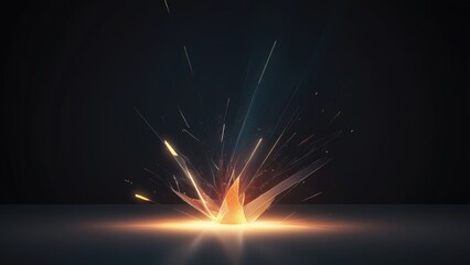 fireworks in the night sky