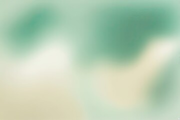Obraz premium Dynamic Mint and Cream Blurred Gradient Background for Art and Visual Storytelling