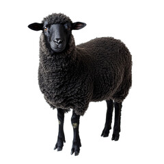 a black sheep, transparent background