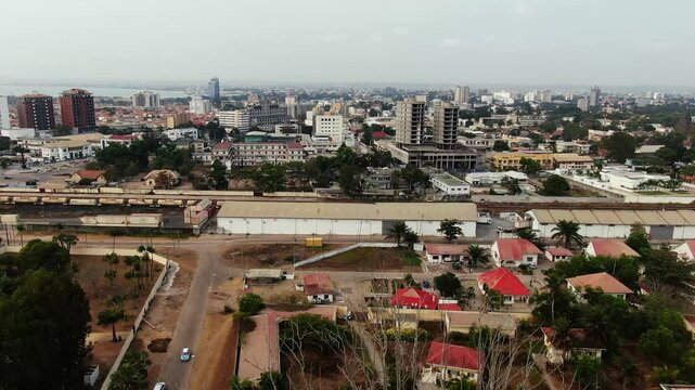 view of the city of Pointe Noire Congo