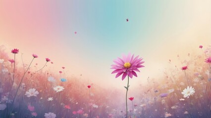 pink flower background