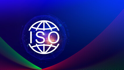ISO standards quality control, assurance and warranty business technology concept, Touching on screen with quality assurance and document icon for ISO, ISO Standard certification concept.