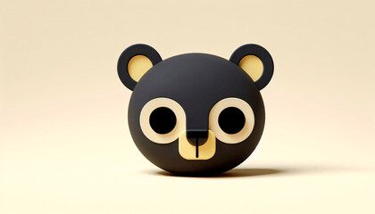 Fototapeta premium 3D rendered animal cat dog panda animal character, dynamic dimensions multiverse, games kid books character