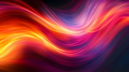 Abstract Colorful Swirls, Vibrant Gradient Background