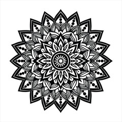 Mandala ornament vector illustration
