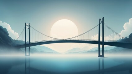 Fototapeta premium golden gate bridge in fog