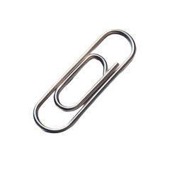 paper clip isolated on white background