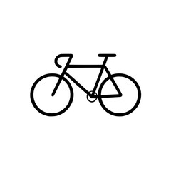 silhouette of a bicycle