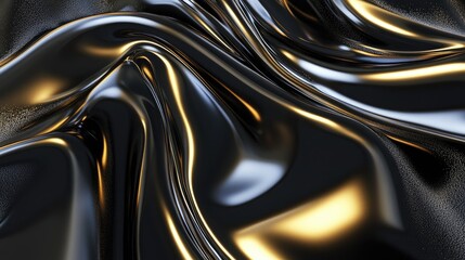Glossy metallic with reflecting light