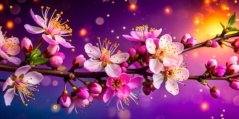 spring flowers background