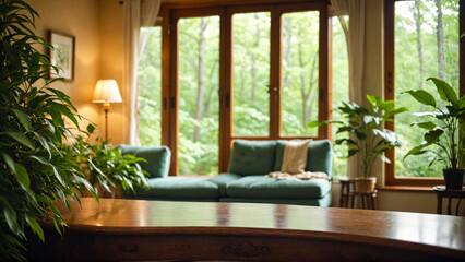 Fototapeta premium living room with a window