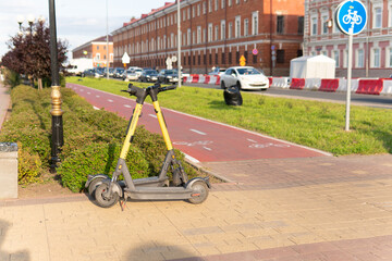 electric transport outdoor lifestyle eco city scooter vehicle transportation mobility modern public