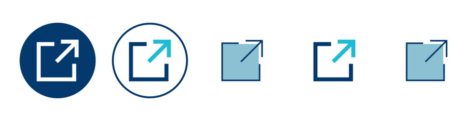 Link icon vector isolated on white background. Link vector icon. External link symbol vector icon. Hyperlink symbol