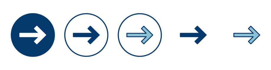 Arrow icon vector isolated on white background. Arrow symbol. Arrow vector icon