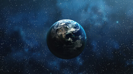 Naklejka premium a planet in the space 