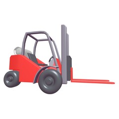 Fototapeta premium Forklift Loader lift truck