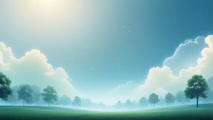 Fototapeta premium sun rays and clouds in the sky