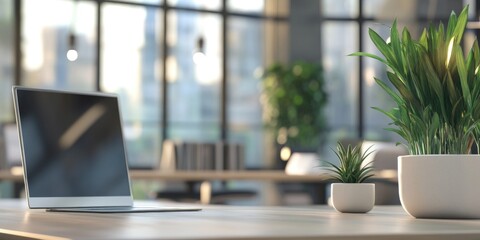 Fototapeta premium Modern Office Desk