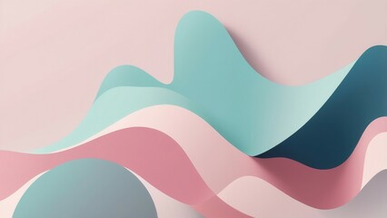 Fototapeta premium abstract background with waves