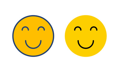 smile icon vector. smile emoticon icon. feedback