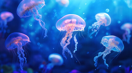 Jellyfish Underwater Dance