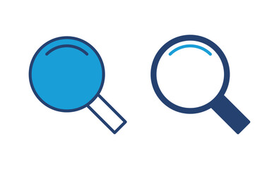Search icon vector. search magnifying glass icon