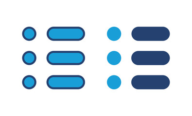 Obraz premium Menu Icon vector. web menu icon. hamburger menu symbol