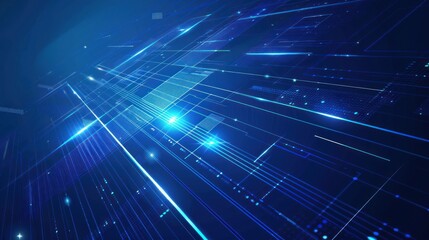 Digital Network Abstract Background