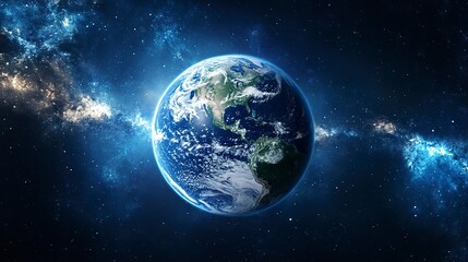 Abstract rendering of planet Earth, representing globalization and connectivity, planet, Earth, globe, abstract