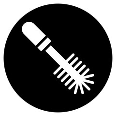 toilet brush glyph icon
