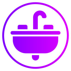 sink gradient icon