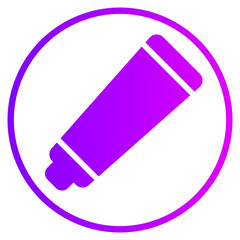 toothpaste gradient icon