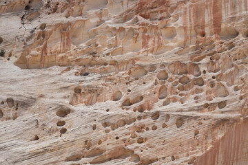 Background texture of sandstone cliffs