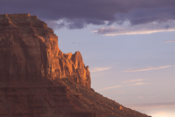 The buttes of Monument Valley on the Navajo Nation spanning both Arizona and Utah