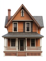 Fototapeta premium Vintage House with Dormer