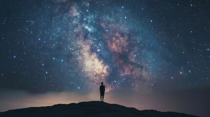 Starry skies in remote areas reveal the vastness of the universe.