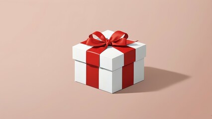 Fototapeta premium gift box with ribbon