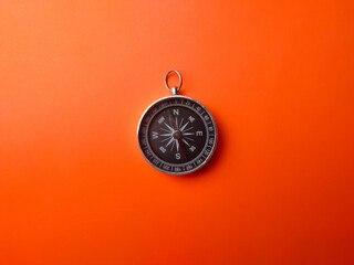 Top view stain steel compass © Mohd Azrin