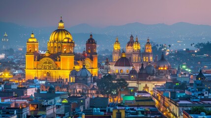 Obraz premium The main cathedral, an architectural masterpiece and a significant icon of the city's religious heritage.
