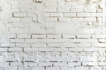 Obraz premium A beautifully clean and textured white brick wall serves as an ideal backdrop for various uses, perfect for enhancing backgrounds in presentations, photography, and numerous design projects