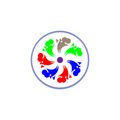 Fototapeta premium group, picture, illustration, icon, design, image, vector