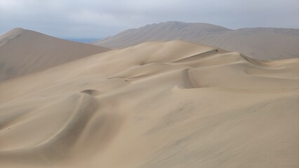 Sand dunes desert sandy Peru