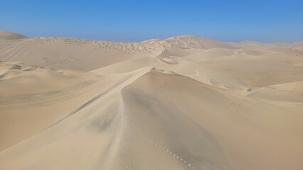 Sand dunes desert sandy Peru