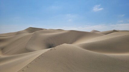 Sand dunes desert sandy Peru
