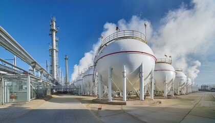 석유 정제 공장, 석유를 정제하는 탱크