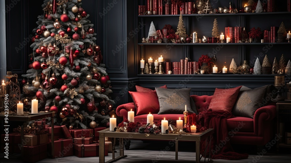 Canvas Prints christmas interior