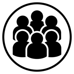 audience glyph icon