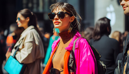 street fashion model