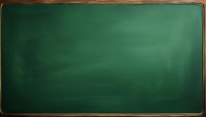 A clean, empty chalkboard ready for teaching and learning. Ideal for educational settings or creative presentations.